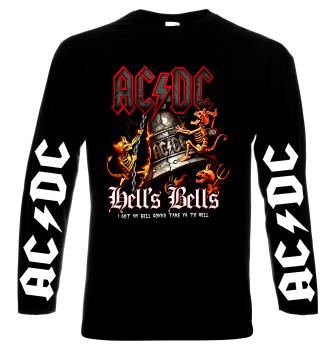 AC DC, Hells Bells, мъжка тениска,блуза с дълъг ръкав, 100% памук, S дo 5XL